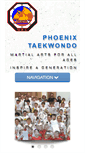 Mobile Screenshot of phoenixtaekwondo.net